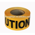 yellow withblack printing PE road safety tape